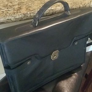 Genuine Leather Black briefcase